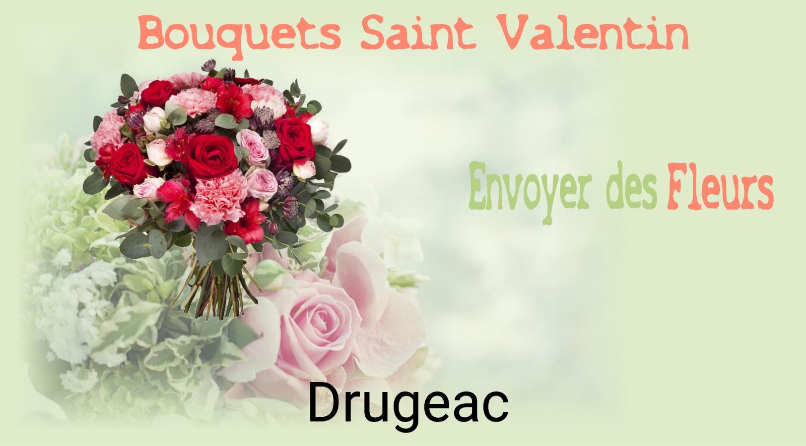 Roses de Saint-Valentin livrées à Drugeac